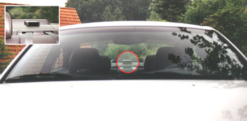 Valentine One eingebaut